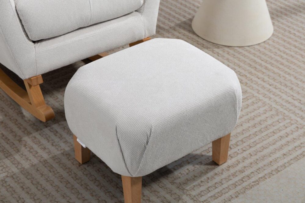 הדום בצבע בז' לכורסת הנקה מדגם ורונה