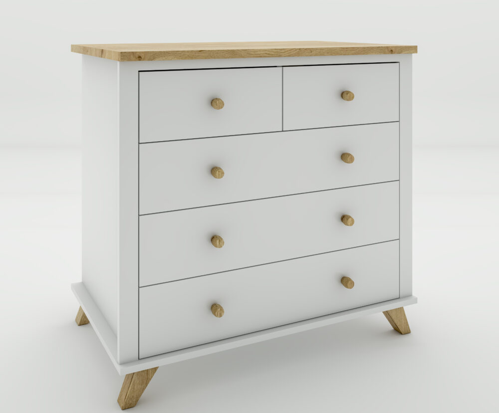 שידה לחדר תינוק דגם פנדה טריקה שקטה